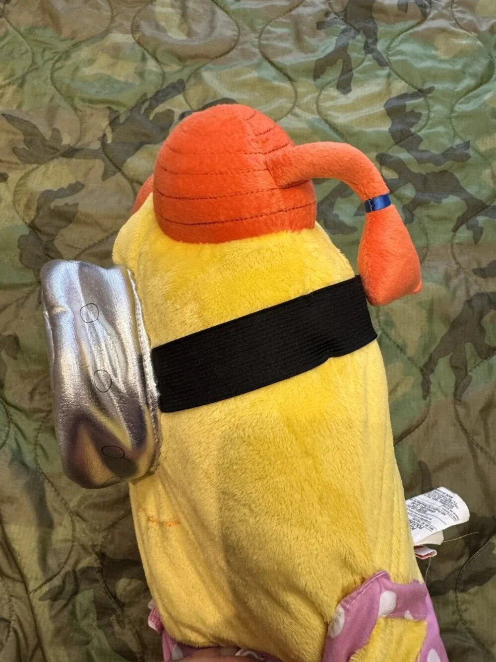Despicable Me Minion Plush Pillow Pink Polka Dot Outfit
